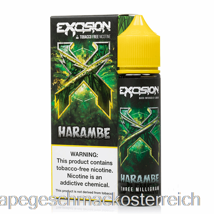 Harambe – Exzision – Alt Zero – 60 Ml, 3 Mg Vape-Geschmack